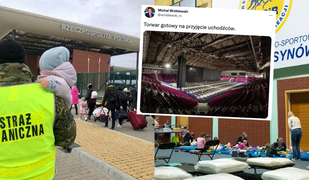 Straż Graniczna: z Ukrainy przybyło już ponad 700 tys. uchodźców. W Warszawie powstają punkty recepcyjne