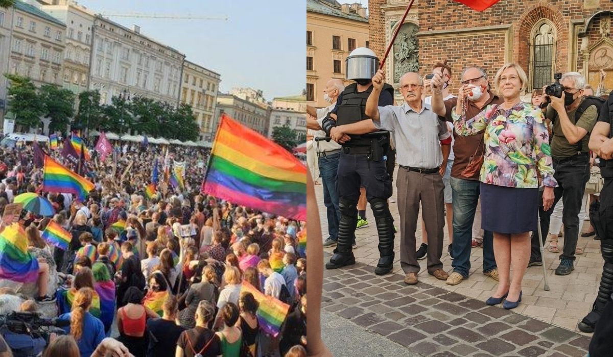 Kraków: kilka tysięcy osób na Marszu Równości, na kontrmanifestacji małopolska kurator oświaty