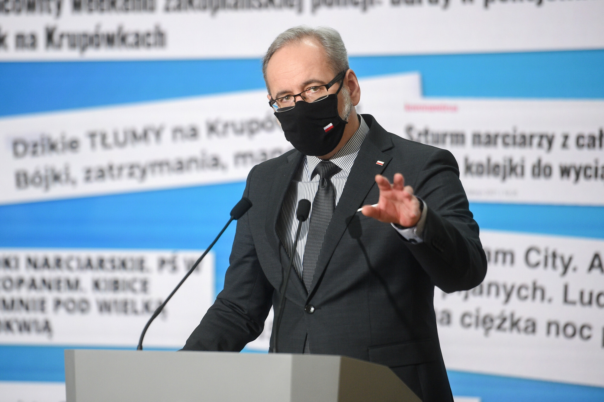 Minister zdrowia oficjalnie ogłasza piątą falę pandemii i prognozuje minimum 60 tys. zakażeń dziennie