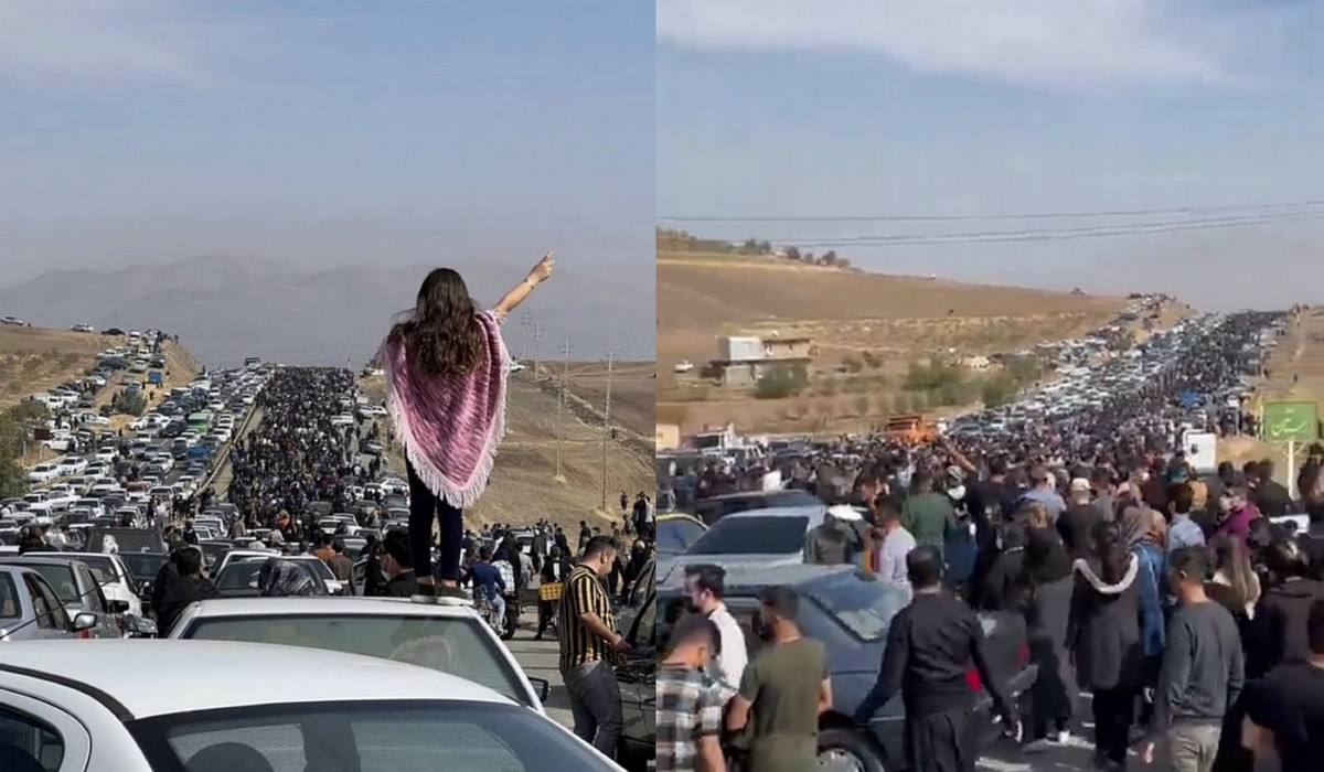 Iran: kolejne protesty po śmierci Mahsy Amini, policja strzelała do żałobników nad jej grobem