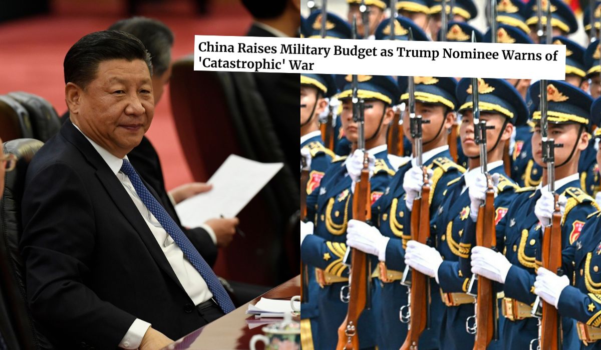 Chiny z jakiegoś powodu po raz trzeci zwiększyły budżet na armię