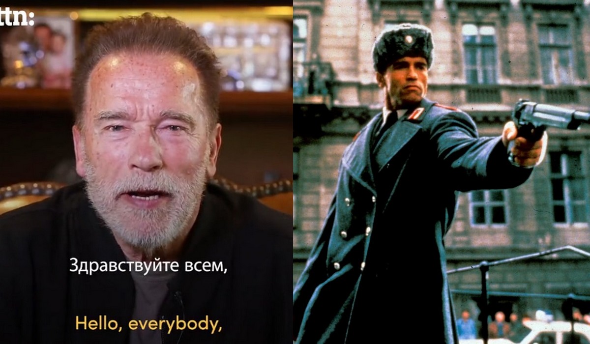 Arnold Schwarzenegger nagrał dłuższy filmik o tym, że kocha Rosjan i dlatego musi powiedzieć im przykre rzeczy