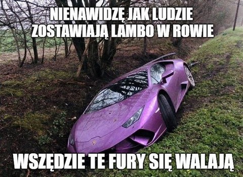 Kryptowalutowy milioner rozbił lamborghini, zostawił je w rowie i wziął taxi do biura