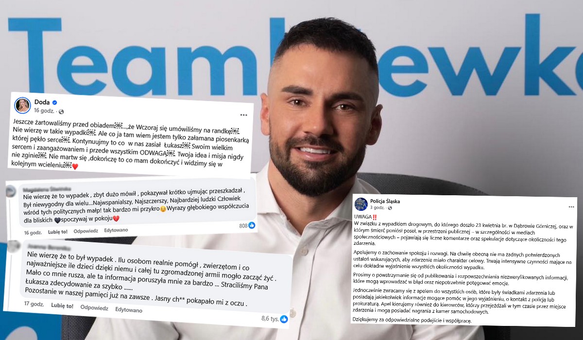 Policja o śmierci posła Litewki: nic nie wskazuje, żeby zdarzenie mogło mieć charakter celowy