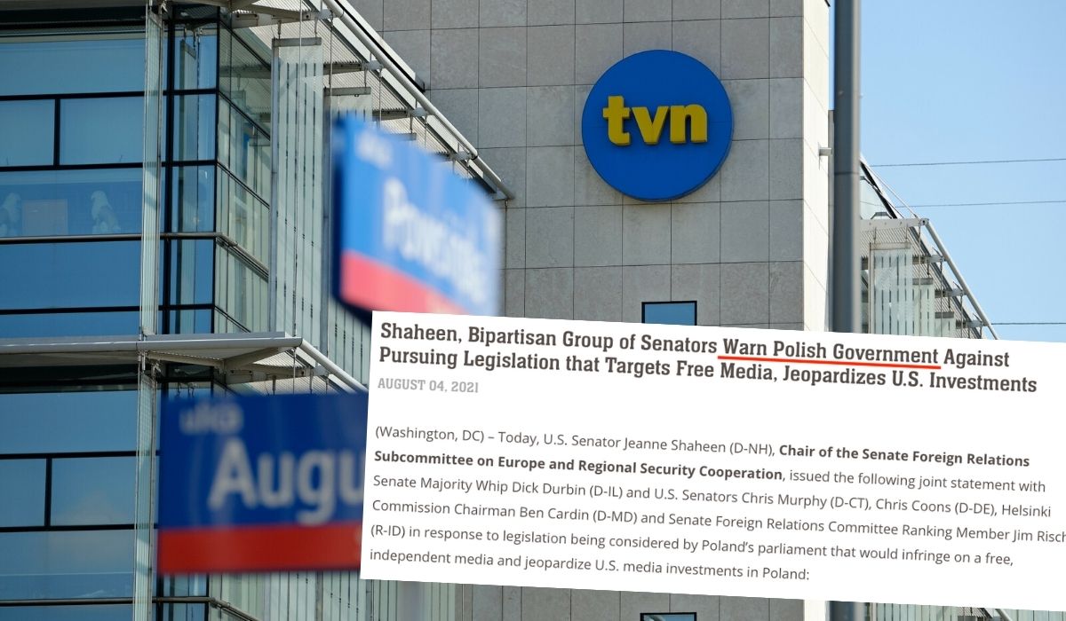 USA: pod prośbą-groźbą, żeby zostawić TVN w spokoju podpisali się senatorowie