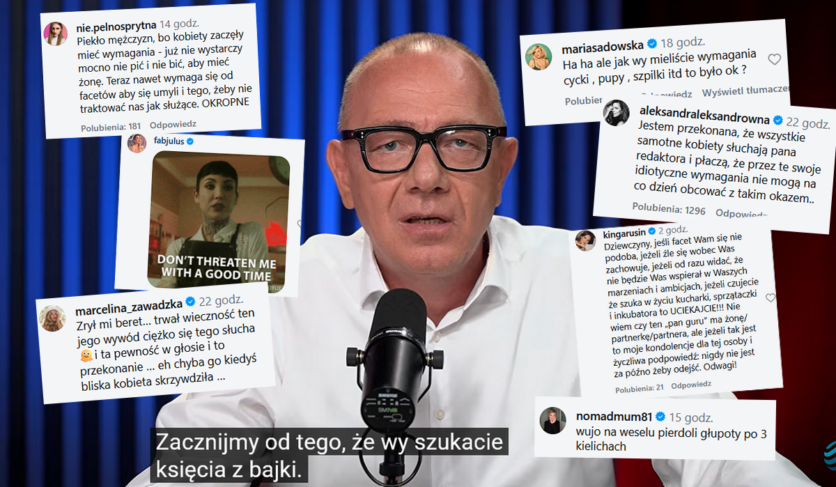 Lamenty dziennikarza Polsatu o nowoczesnych kobietach i ich wymaganiach spotkały się z ostrą kontrą
