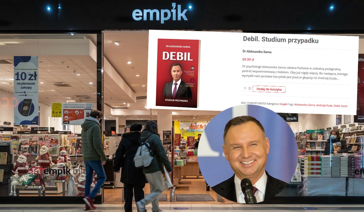 Empik wycofał książkę "Debil. Studium przypadku" o Andrzeju Dudzie