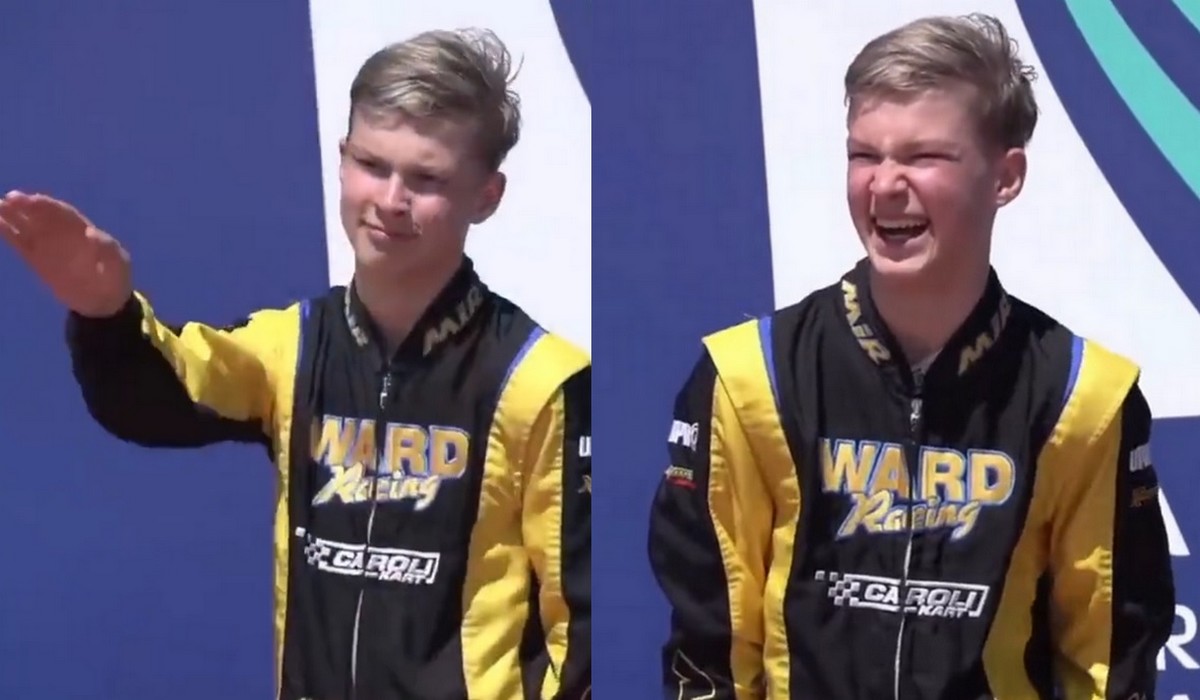 Rosyjski kierowca kartingowy wyrzucony z drużyny za nazistowski salut