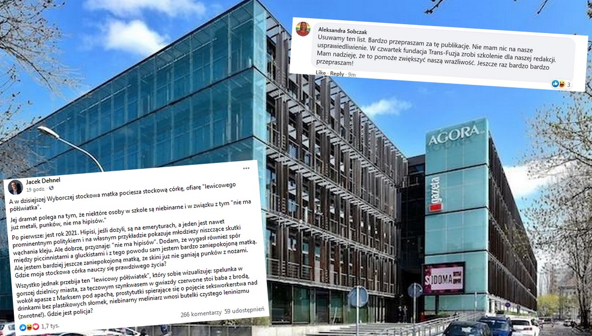 Wyborcza puściła "list" o tym, że bycie trans to taka subkultura, teraz przeprasza i przeszkoli redakcję