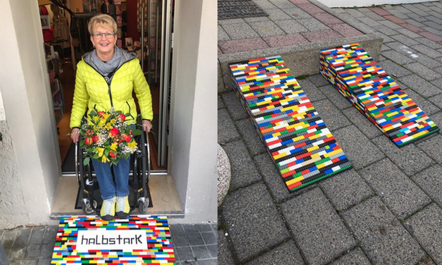 Niemcy: pani na wózku zaczęła robić podjazdy z klocków Lego