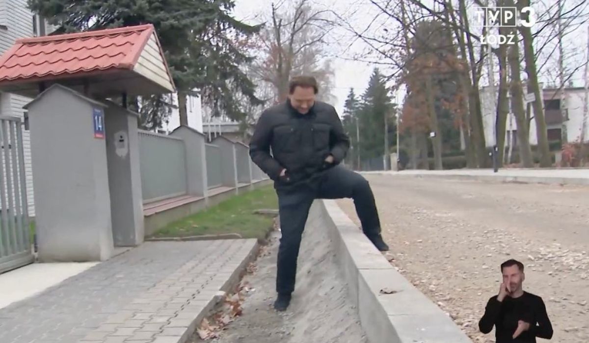 Łódź: remont ulicy źle poszedł, bo teraz jest pół metra wyżej niż wszystko obok