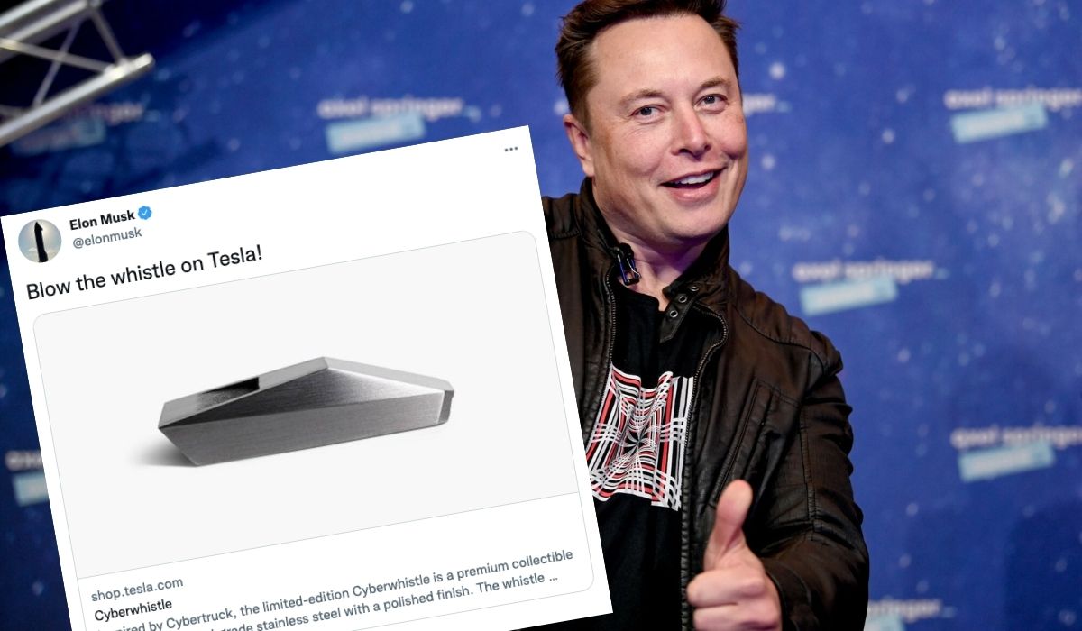 Musk śmieszkuje z "sygnalistów" alarmujących o jego firmie i sprzedaje cybergwizdki za 50$