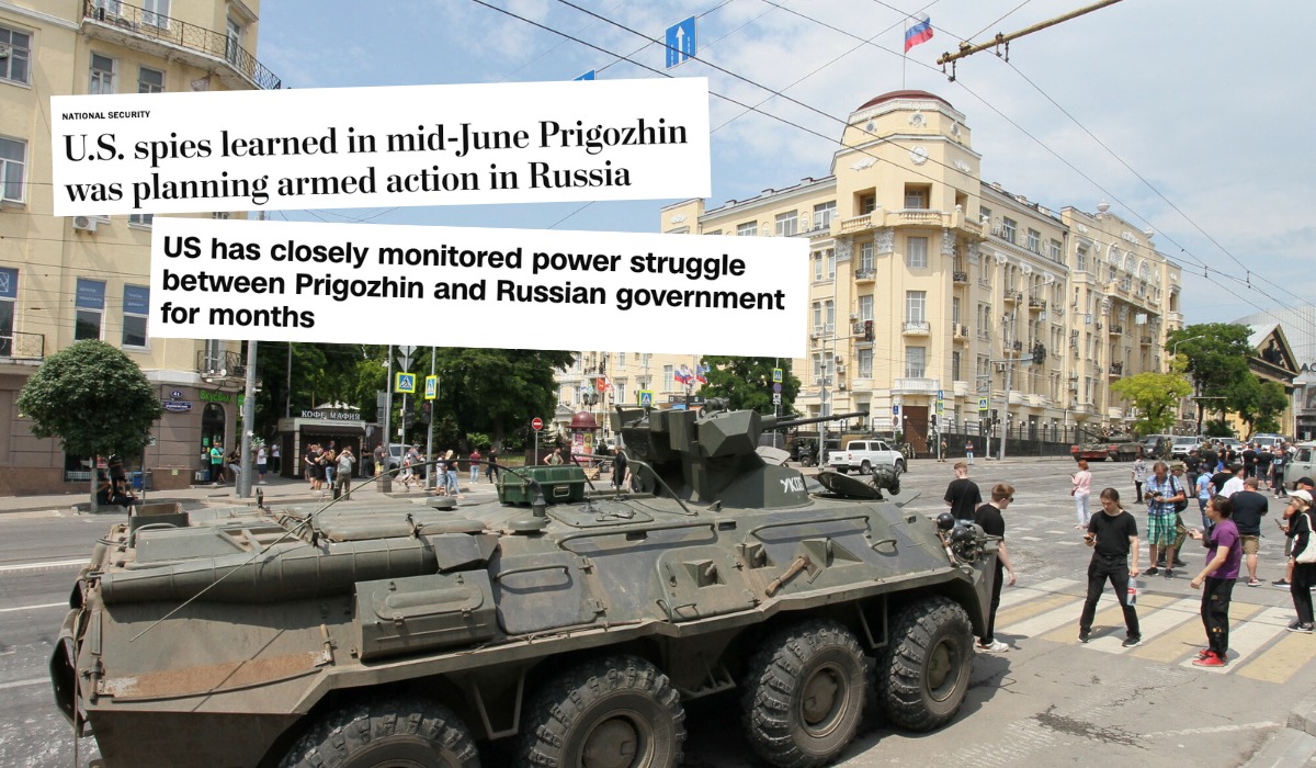Media: USA wiedziały o planach Prigożyna już w połowie czerwca, ale i tak zaskoczył ich rozmach