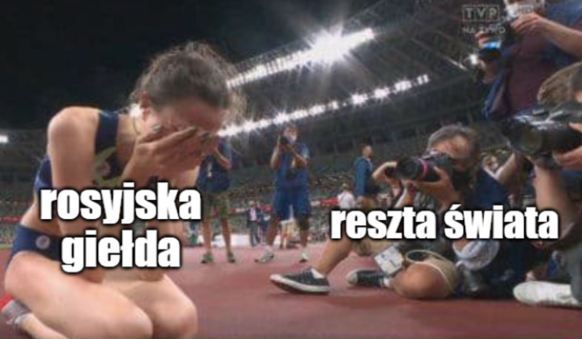 Rosyjska giełda chyba nie ufa Putinowi i jego optymizmowi, bo się załamała