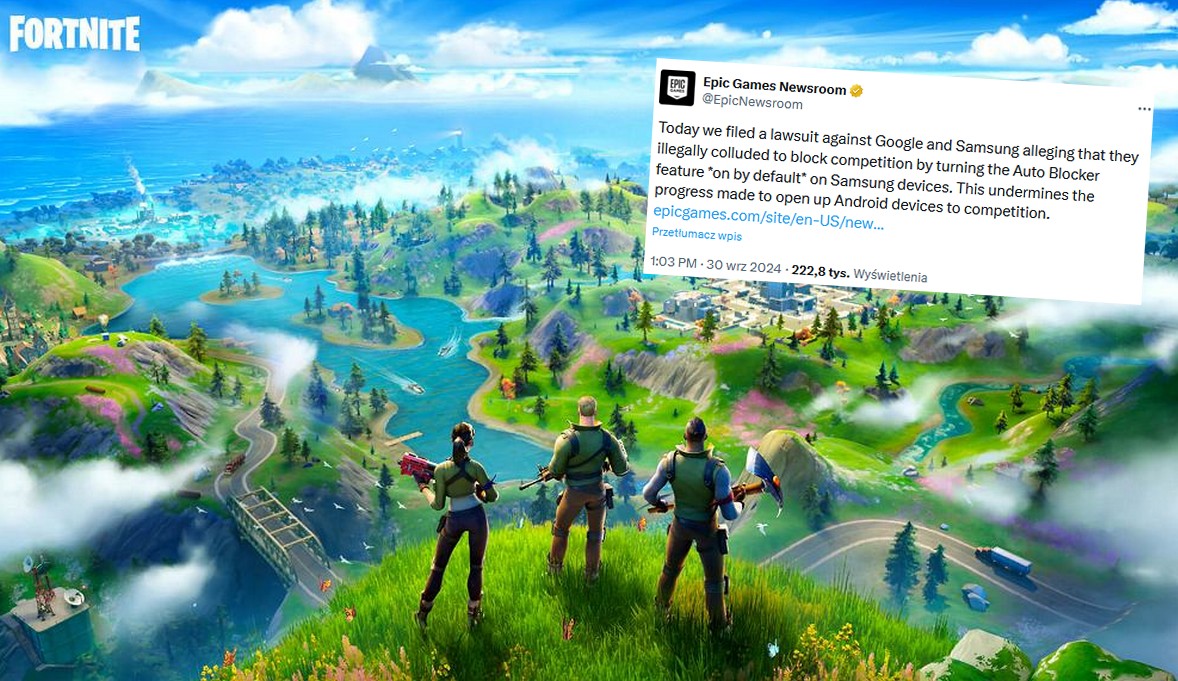 Fortnite oskarża Samsunga, że utrudnia pobieranie ich gry