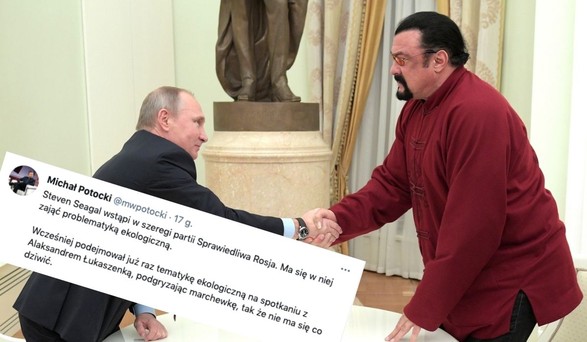 Steven Seagal znowu wesprze reżim Putina i dołączy do nowej rosyjskiej partii