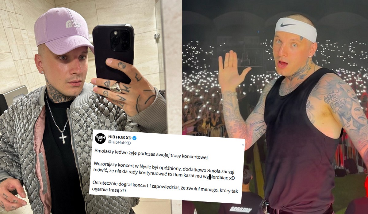 Raper Smolasty nie dał rady zagrać koncertu, został wygwizdany i zwolnił ze sceny menedżera