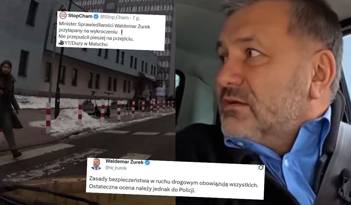 Minister sprawiedliwości oskarżany o nieprzepuszczenie pieszej na pasach, kiedy prowadził