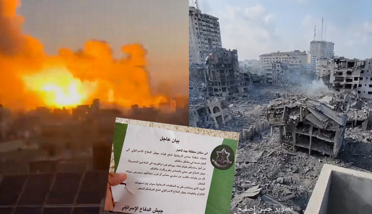 Izrael rozrzucił ulotki nad Strefą Gazy z apelem o pilną ewakuację