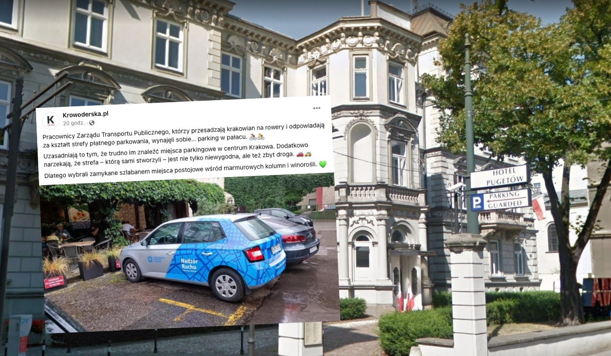 Kraków: urzędnicy odpowiedzialni za transport wynajęli sobie miejsca parkingowe przy luksusowym hotelu