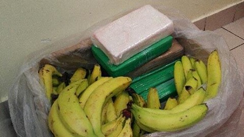 Pracownice Stokrotki w Sokołowie Podlaskim znalazły w bananach 9 kg kokainy