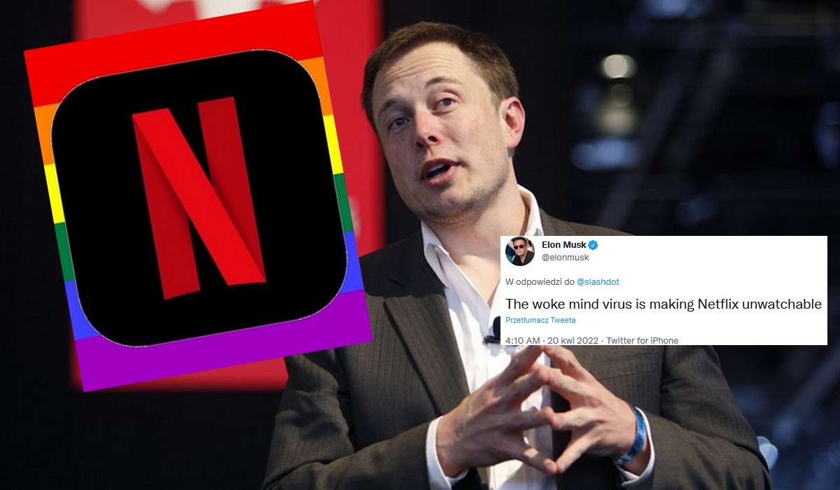 Elon Musk ocenia, że Netflix traci odbiorców przez poprawność polityczną, przez którą produkcje są "nieoglądalne"