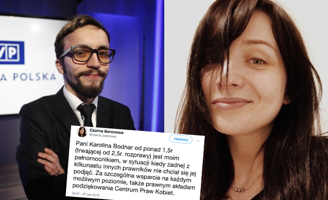 Żona Pereiry: Karolina Bodnar jest moim pełnomocnikiem, nikt nie chciał mnie bronić
