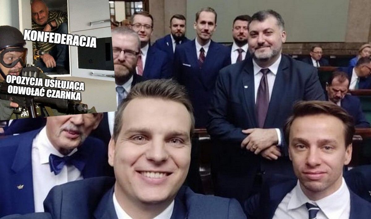 Konfederacja trochę lubi ministra Czarnka a trochę nie, bo kiedy było głosowanie nad odwołaniem, to się wstrzymali