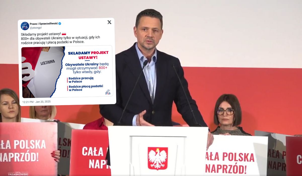 Trzaskowski i PiS zgodnie: 800+ dla ukraińskich dzieci tylko wtedy, kiedy rodzice płacą podatki w Polsce