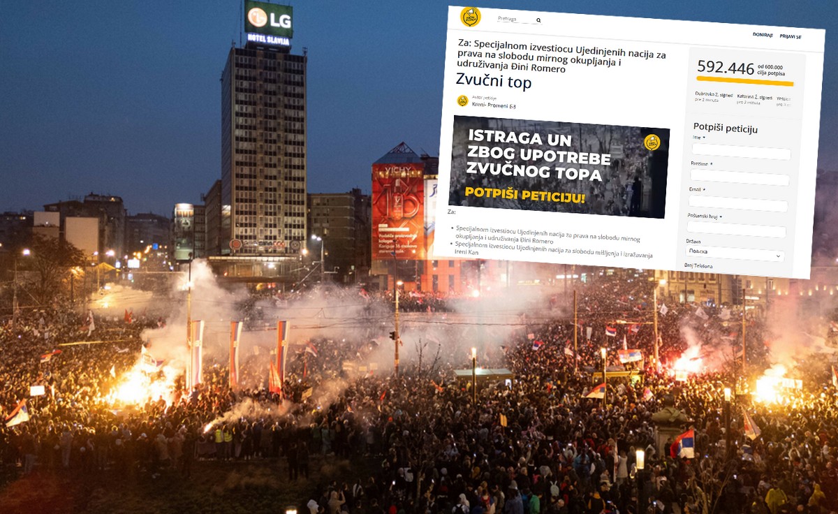 Serbia: protestujący chcą się dowiedzieć, czy policja użyła na nich broni dźwiękowej