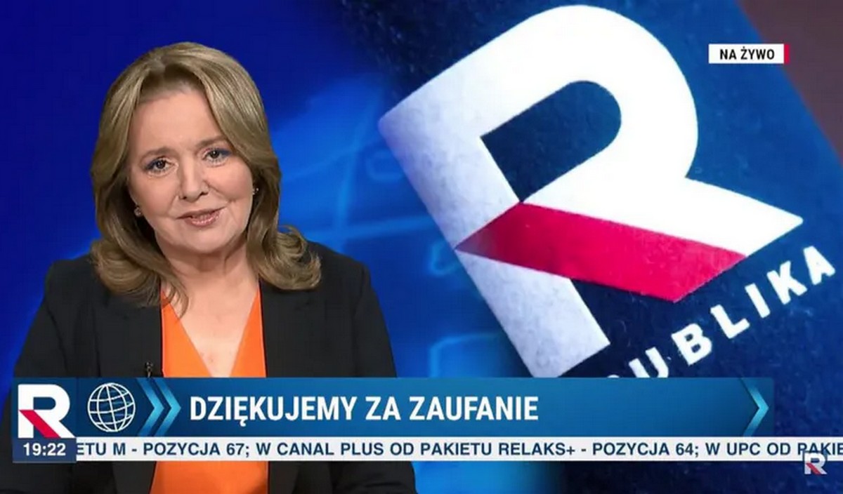 Republika nowym liderem wśród telewizji, wyprzedziła TVP1