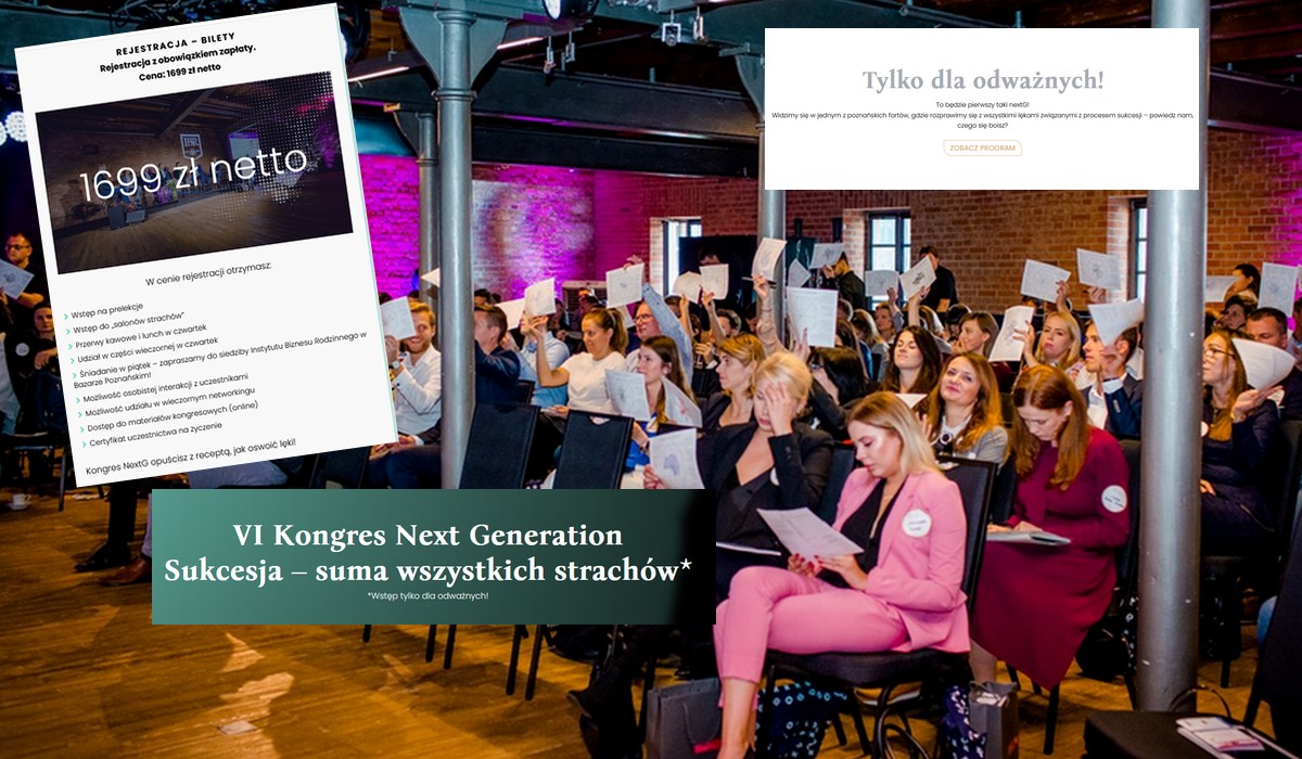 W Poznaniu odbędzie się szkolenie dla dorosłych dzieci rodziców-szefów firm, jak je sprawnie przejmować i się nie bać