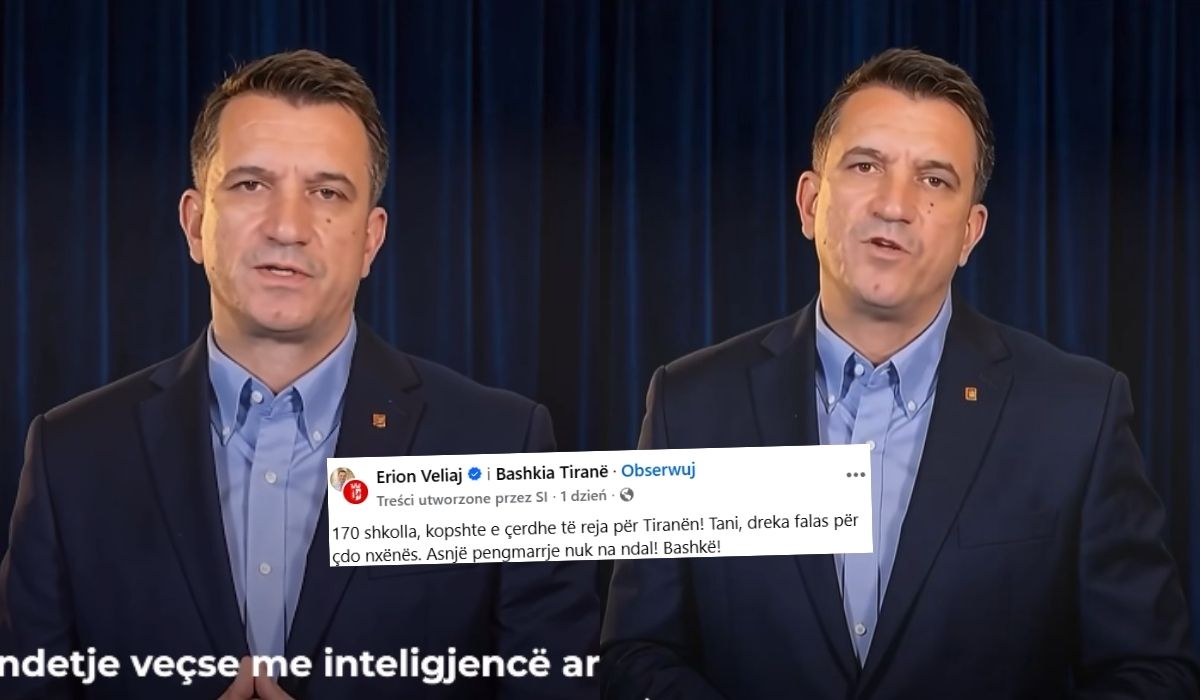 Albania: burmistrz Tirany rządzi miastem pomimo odsiadki, komunikuje się fejkami robionymi w AI