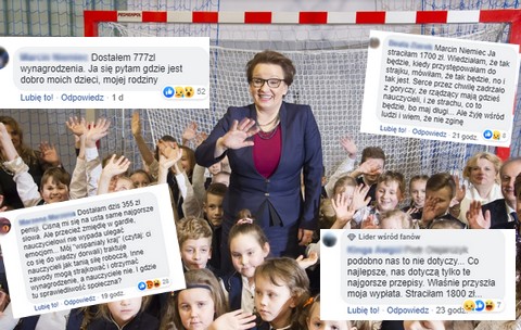 "Rząd bierze nas głodem" - nauczyciele dostali mniej niż połowę wypłaty