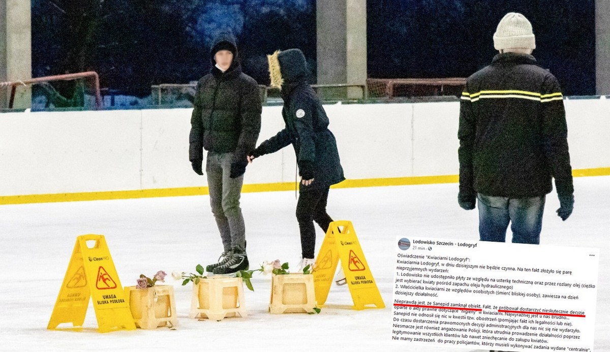 Polsat News: właściciel lodowiska udającego kwiaciarnię dostał 30 tys. zł kary