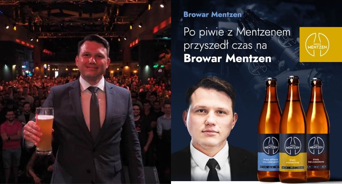 Sławomir Mentzen monetyzuje kampanię i otwiera browar, żeby każdy mógł pić piwo wolnościowe