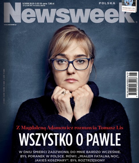 Magdalena Adamowicz na okładce "Newsweeka"