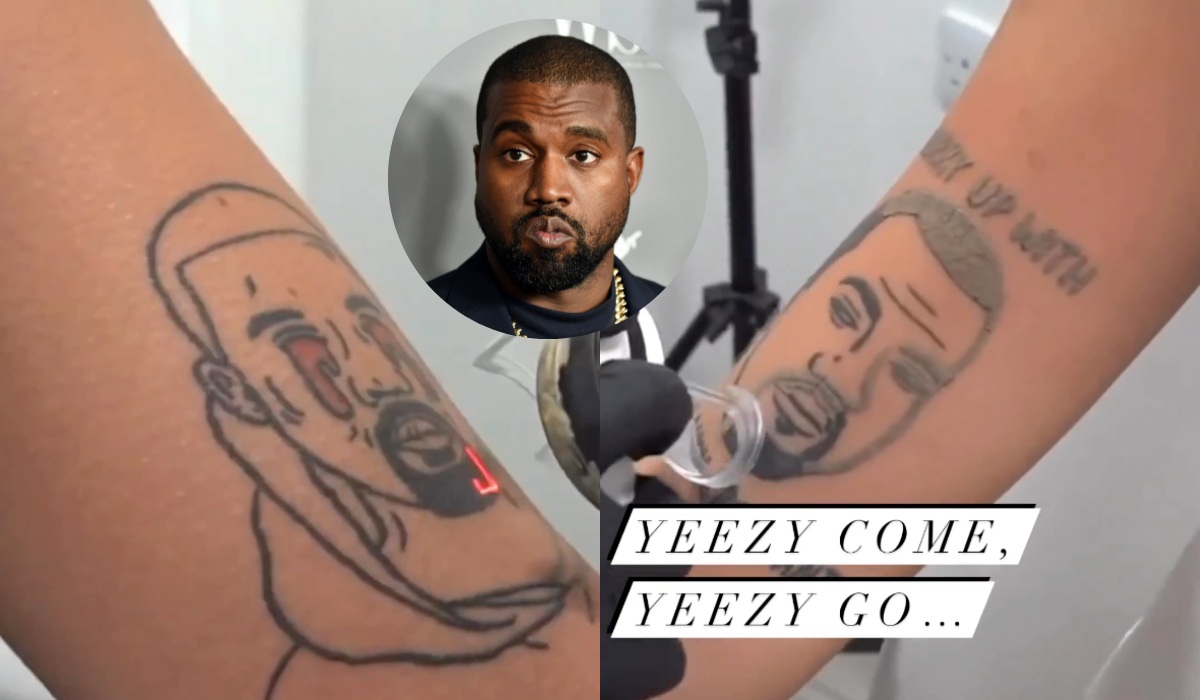 Londyńskie studio tatuażu za darmo usuwa tatuaże z Kanye Westem, bo może ktoś się jednak rozmyślił