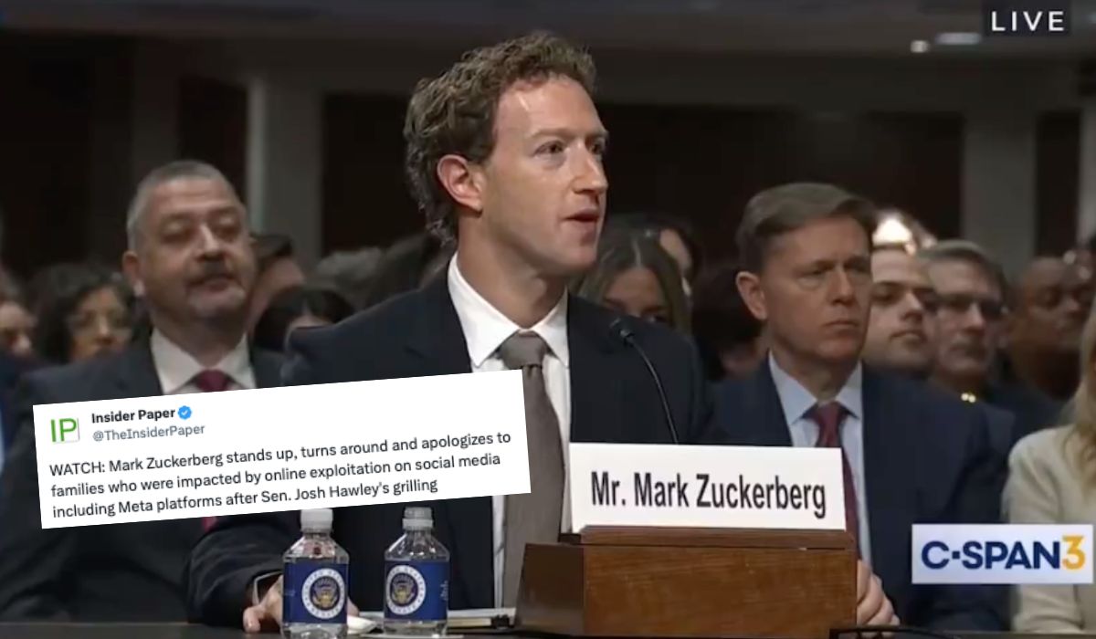 Szefowie X, TikToka i Meta tłumaczyli się w Senacie, Zuckerberg przepraszał za zaniedbania