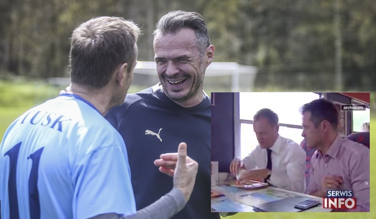 Nowak wyszedł z aresztu i z tej okazji TVP przypomina, że wspólnie z Tuskiem haratał w gałę, a nawet jeździł pociągiem