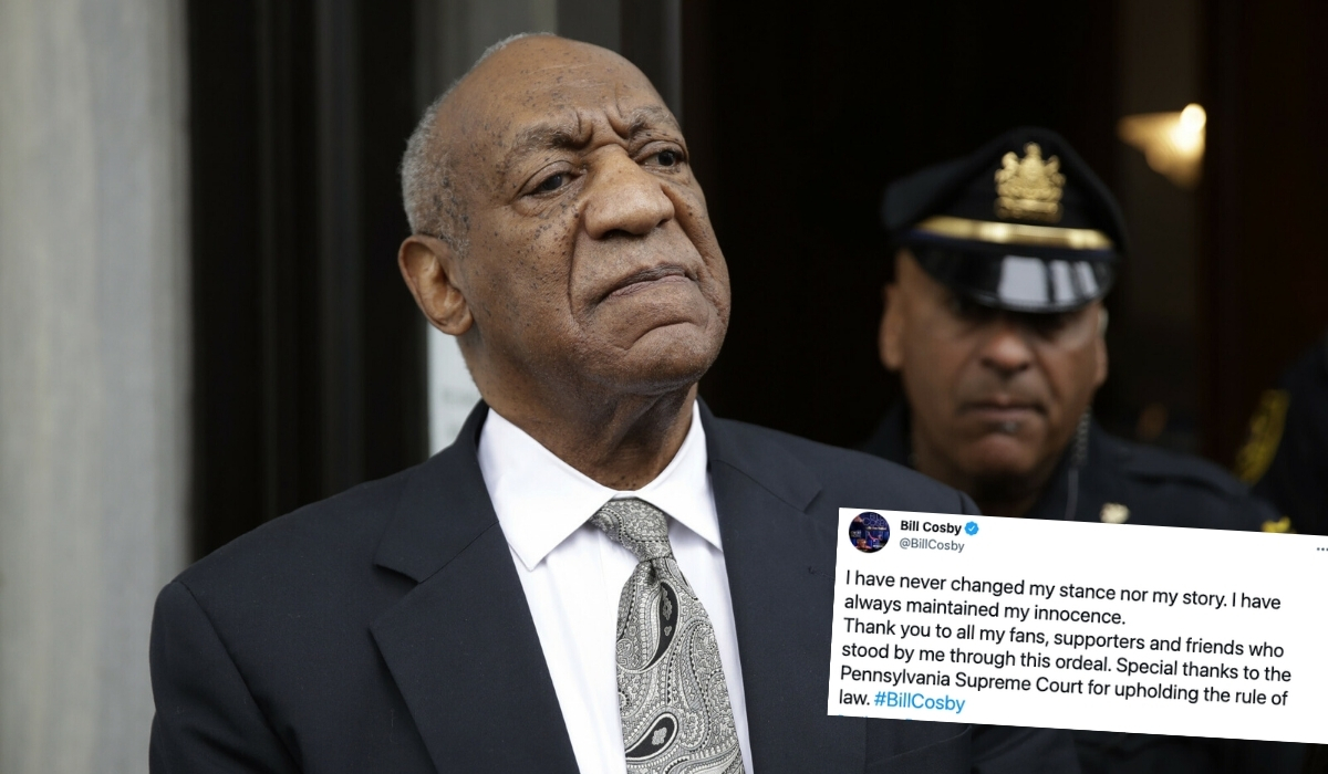 Przez uchybienia procesowe Bill Cosby wyszedł z więzienia po zaledwie dwóch latach