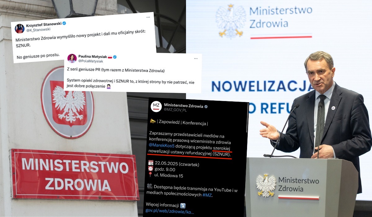 Ministerstwo Zdrowia przestało używać skrótu SZNUR, bo kiepsko się kojarzył