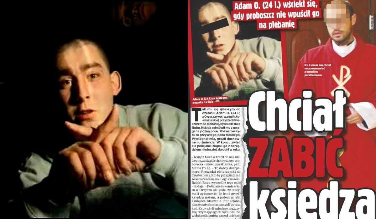 Super Express wziął stare zdjęcie Sokoła z teledysku WWO i podpisał, że chciał zabić księdza