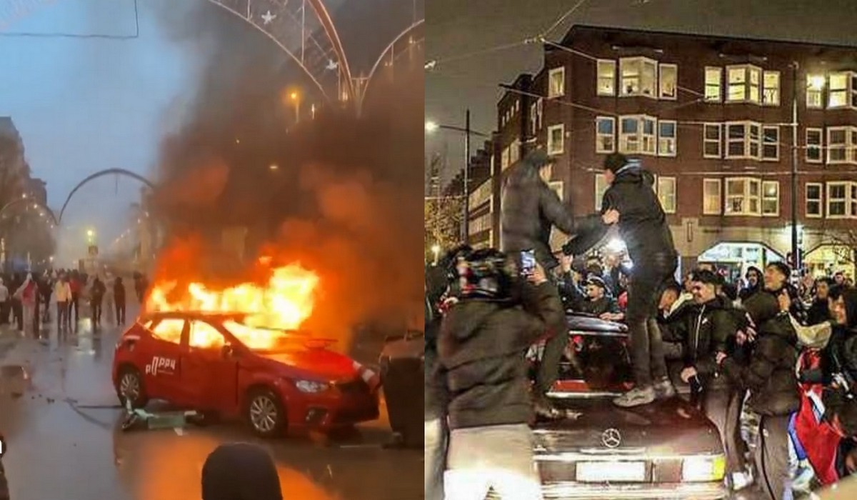 Kibice marokańskiego pochodzenia wszczęli zamieszki w Belgii i Holandii, bo bardzo przejęli się meczem