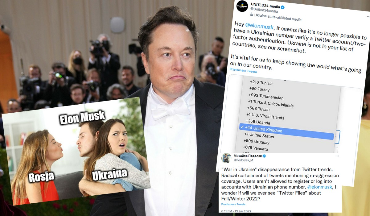 Ukraina alarmuje, że Twitter wycisza wątki wojenne i blokuje ukraińskie numery telefonu