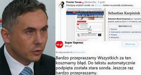 "Super Express" przeprasza za sondę: "To koszmarny błąd":joy: