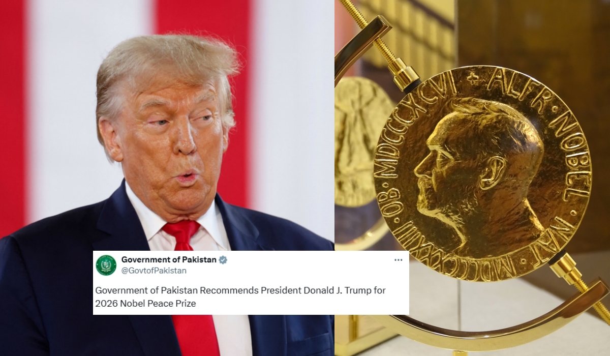 Donald Trump został nominowany do Pokojowej Nagrody Nobla, rekomendację złożył rząd Pakistanu