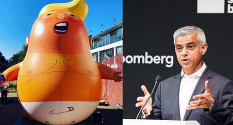 Burmistrz Londynu tłumaczy się ze zgody na przelot "Baby Trumpa"