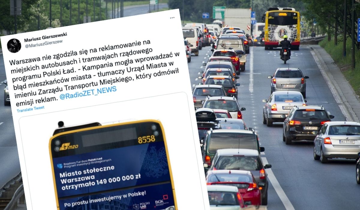 Warszawa: miasto nie zgodziło się na reklamy Polskiego Ładu na autobusach