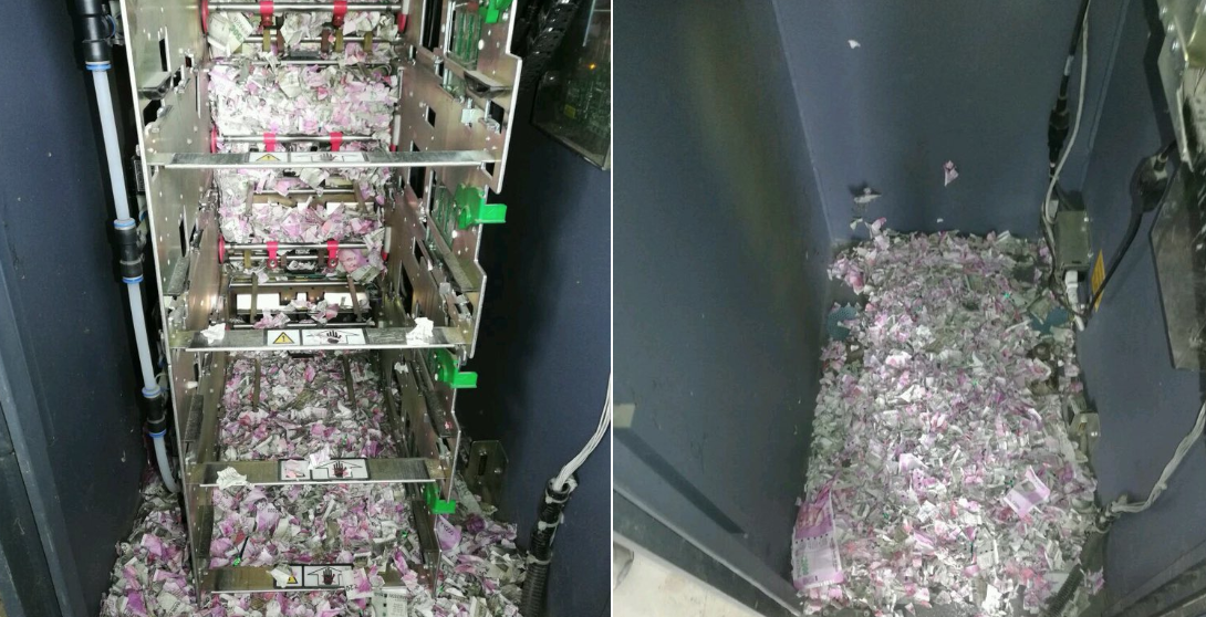 Szczur wszedł do bankomatu, zjadł pieniądze, ale przecież nie weźmie ich do grobu